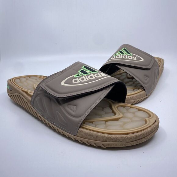 Adidas Originals Reptossage Slide Men's Size 10 Brown Tan Slip On Sandals GY4552
